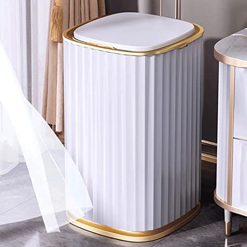 ALLMRO Küçük çöp tenekesi Akıllı Sensör çöp tenekesi Mutfak Banyo Tuvalet çöp tenekesi En İyi Otomatik İndüksiyon