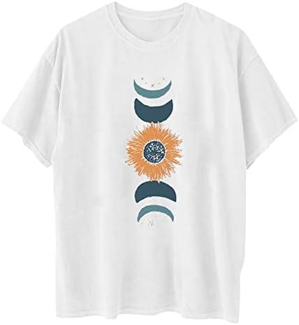 Casual Tunik T - Shirt Kadınlar için Gevşek Büyük Boy Fanila Yaz Kısa Kollu Tişörtü Moda Bluz Balina Tees