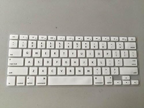 Otomatik klavye silikon koruyucu membran Film cilt için MacBook Air Pro 13/15/17 dizüstü bilgisayar beyaz