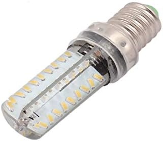 Yeni Lon0167 AC 220 V Özellikli 4 W E14 3014SMD güvenilir etkinlik LED Mısır Ampul 72-LED Silikon Lamba Kısılabilir
