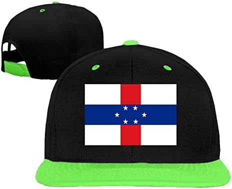 Hollanda Antilleri bayrağı hip hop şapka Bisiklet Kap Erkek Kız Koşu Şapkaları Beyzbol Şapkaları
