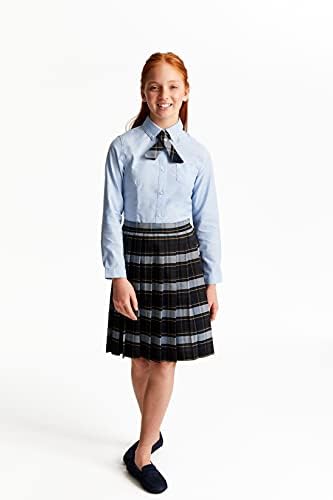 Fransız Tostu Kız Çocuk Uzun Kollu Oxford Bluz