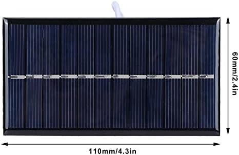Walfront güneş PANELI 1 W 6 V, Polisilikon DIY Güneş Şarj Kurulu için Fit Oyuncaklar Lambaları Su Pompaları, güneş