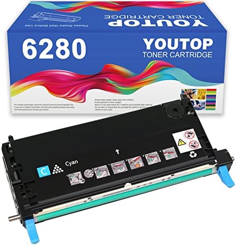 YOUTOP Yeniden Üretilmiş 1PK 106R01392 Yüksek Kapasiteli Mavi Toner Kartuşu Değiştirme Xerox Phaser 6280 için 6280N