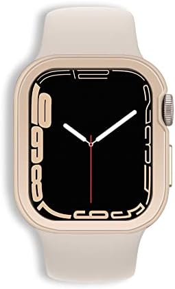 Apple Watch Serisi 7 (41mm) (Sütlü Çay)için DEVILCASE Darbeye Dayanıklı Çizilmez Kılıf