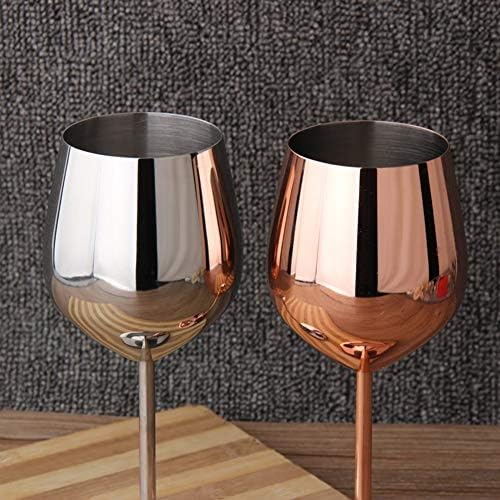 Şarap Bardağı, Maserfaliw 500ml Paslanmaz Çelik cam kırmızı şarap şişesi Kadehler Bar Parti Suyu İçecek şampanya