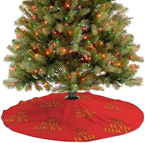 Babam Kayalar Noel Ağacı Etek Yumuşak Peluş Kırmızı Kaplı Noel Partisi Şenlikli Süslemeleri Kapalı Açık