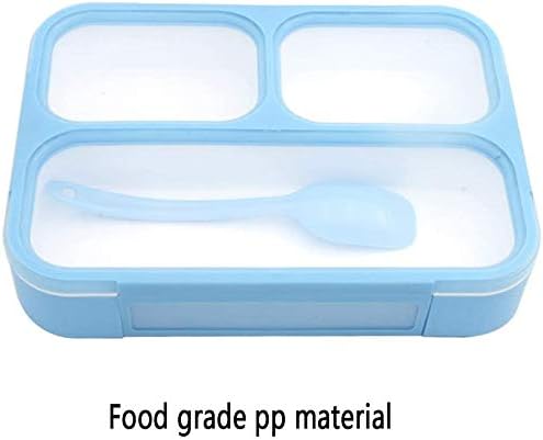 Basit Mühürlü bölme Öğle yemeği kutusu / gıda sınıfı Pp, Pürüzsüz ve kolay Temizlenebilir, Yerleşik Sofra Takımı,