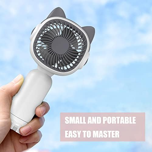Soğuk Hava Fanları, Taşınabilir Mini Fan 3 Hız Ayarlanabilir Fanlar USB şarj edilebilir masa vantilatörü Dış Seyahat,