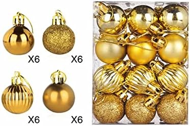 Noel top süsleme 3cm Parlak Plastik Kırılmaz Asılı top süsleme için Uygun Noel Ağacı Garland Masa Kemer Salıncak