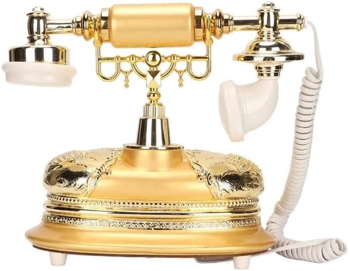 TREXD Antika Telefon Kablolu Sabit Ev Telefonları Vintage Klasik Seramik Ev Telefonu Antika Ev Ofis lcd ekran Arayan