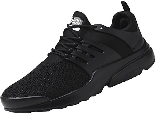 WEUIE Dantel - up rahat ayakkabılar Erkekler için, Nefes Örgü koşu ayakkabıları Sneakers Rahat Spor Spor yürüyüş