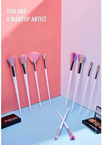 GANFANREN 10 makyaj fırçası Setleri Vakfı Pudra Kozmetik Allık Göz Farı Kadın Güzellik Glitter Makyaj Fırça Araçları