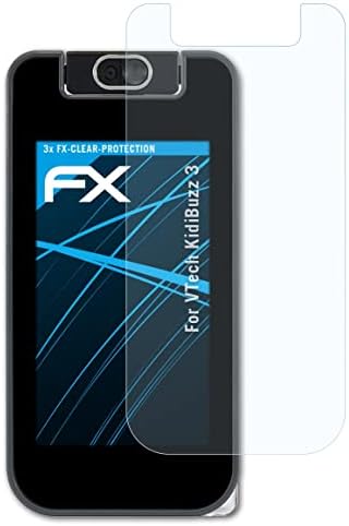 atFoliX ekran koruyucu Film ile Uyumlu VTech KidiBuzz 3 Ekran Koruyucu, Ultra Net FX koruyucu film (3X)