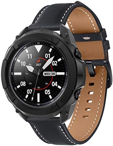 LOKEKE Samsung Galaxy Watch3 için Uyumlu Koruyucu Kılıf Kapak, Çerçeve Halkalı TPU Koruyucu Kılıf Kapak Samsung Galaxy