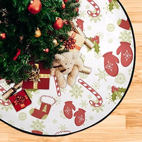 Noel Eldiven Çorap Noel Noel Ağacı Mat Etek Su Geçirmez, Noel baston şeker Ağacı Standı Mat Tüm Durumlar için Yeni