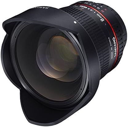 Samyang 8mm F3.5 APS-C Balıkgözü Lens için Micro Four Thirds (MFT) Dağı Kameralar