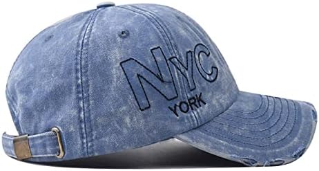 New York beyzbol şapkası Vintage Yıkanmış Ayarlanabilir Baba Şapka Düşük Profilli Orijinal Klasik Takım beyzbol şapkası