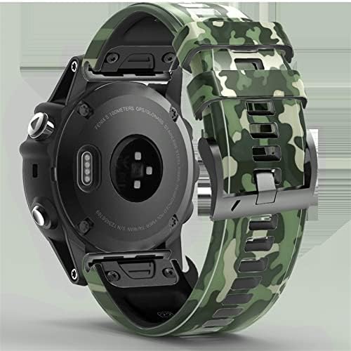 FULNES 22mm 26mm akıllı saat Kayışı Garmin Fenix 7 7X 5 6 5X 6X Pro EPİX 3HR Baskı Silikon Smartwatch Bilek Bandı