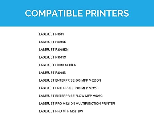 LD Ürünleri Uyumlu Değiştirmeleri için HP 55X 55A CE255X CE255A Toner Kartuşu için Laserjet P3015 P3015dn P3015x
