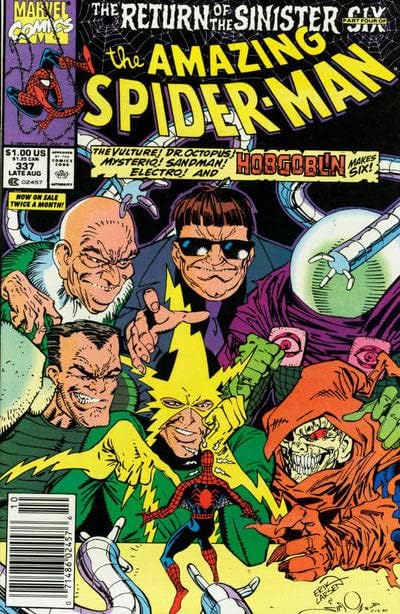 İnanılmaz Örümcek Adam, 337 (Gazete Bayii ) FN; Marvel çizgi romanı / Uğursuz Altının Dönüşü 4
