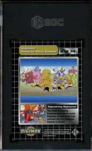 Çaylaklar Savaşa Hazır Özel Önizleme Folyosu SGC 7 NM 1999 UD Digimon 2