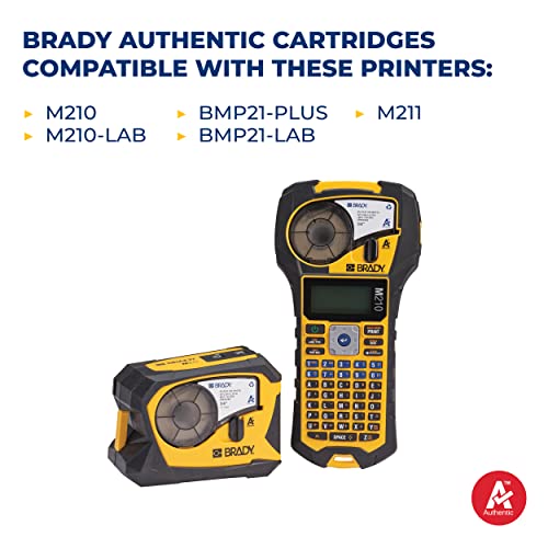 Brady Authentic (M21-18-499) Ekipman, Genel Kimlik, Laboratuvar, Kablo/Kablo için Önceden Boyutlandırılmış Yüksek
