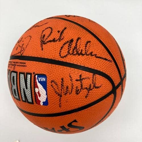 1992-93 Portland Trail Blazers Takım İmzalı Basketbol Clyde Drexler Takım ORTAK İmzalı Basketbol Topları
