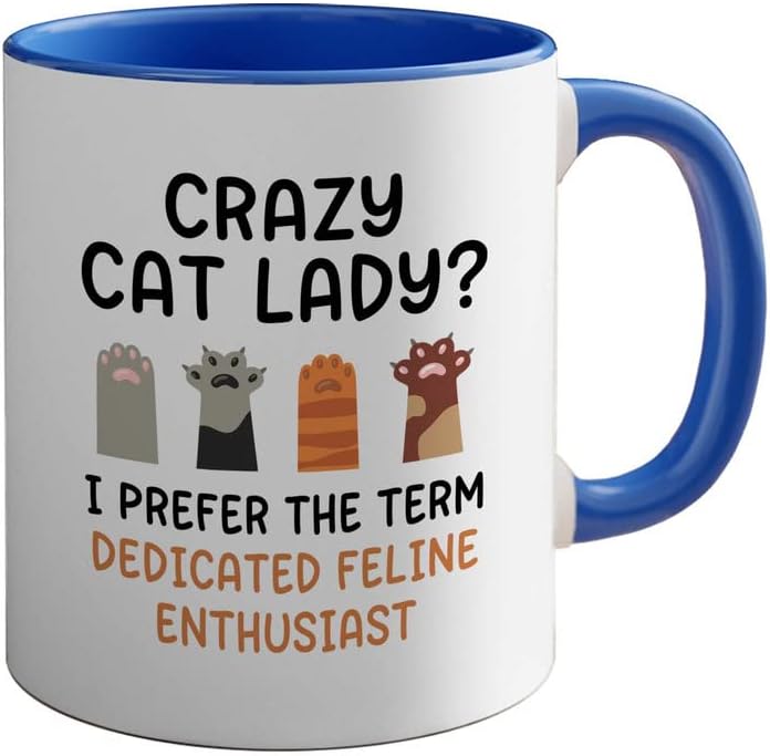 Kabarcık Hugs Kedi Sahibi 2 Ton Mavi Kupa 11oz-dedicated kedi Kedi Kadın Eğlenceli Kedi Ebeveynler Şeyler Bayan Pençeleri