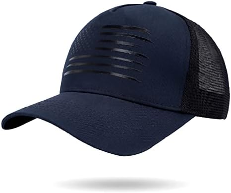 Mwfus Amerikan Bayrağı şoför şapkası Erkekler Kadınlar için, beyzbol şapkası Snapback Şapka Ayarlanabilir Fit Nefes