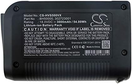 18 Volt lityum iyon batarya BH50000 için Yedek Hoover Linx BH50010 Platin Koleksiyonu BH50015 Platin Koleksiyonu