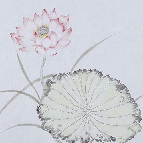Lotus Çiçeği çin resim sanatı El Boyalı Sanat Duvar Sanatı Oryantal Fırça Mürekkep Yıkama Suluboya Dekor Yatak Odası