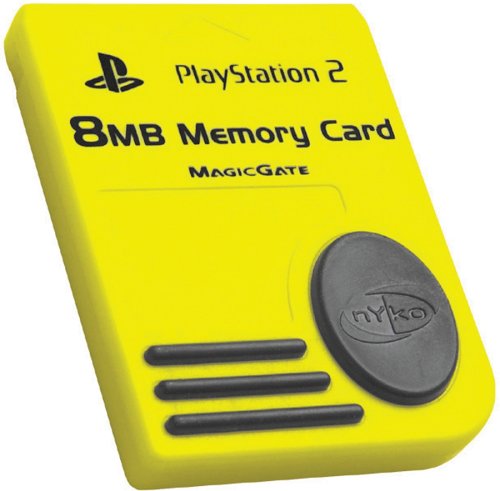 PlayStation 2 8MB Hafıza Kartı (Sarı)