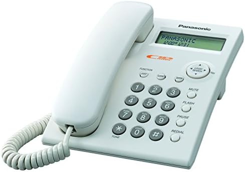 Arayan Kimliği ile Panasonic KX-TSC11W Kablolu Telefon, Beyaz