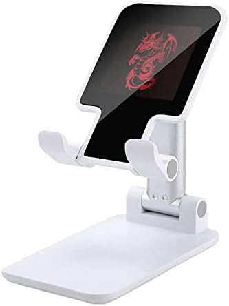 Kırmızı Ejderha Koyu Katlanabilir cep telefonu Standı Ayarlanabilir Açı Yüksekliği Tablet Masa Tutucu