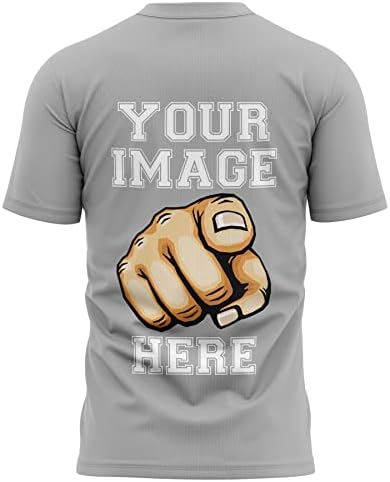 Erkekler için Özel Gömlek, Resminizi Ön ve Arka Baskıya ekleyin, Özelleştirilmiş Tişörtler Kendi Tasarımınızı Yapın