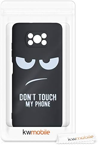 kwmobile TPU silikon kılıf ile Uyumlu Xiaomi Poco X3 NFC / Poco X3 Pro-Kılıf Yumuşak Kapak - Telefonuma Dokunma Beyaz