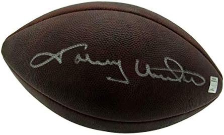 Johnny Unitas İmzalı Baltimore Colts Wilson Resmi Duke Futbolu JSA 144709-İmzalı Futbol Topları