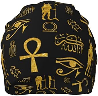 Ankh Çapraz Kafatası Kap Eski Mısır Sıcak Örgü Şapka Hımbıl bere Şapkalar Şapkalar Hediye Erkekler Kadınlar için