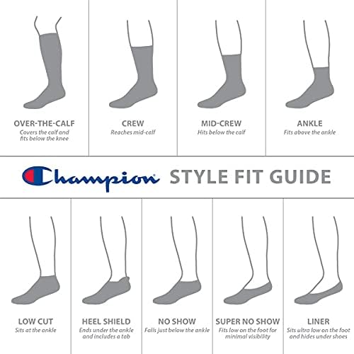 Şampiyon Kadın Ayak Bileği Çorapları C Logo, 6'lı Paket