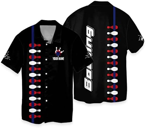 Kişiselleştirilmiş Bowling Gömlek Erkekler için, Özel Ad Bowling Gömlek Kadınlar için, Melon Hediyeler Bowling Gömlek