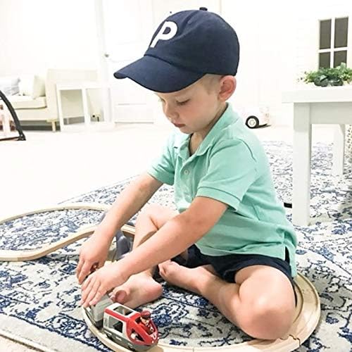 Minik İfadeler - Monogramlı Yürümeye Başlayan Çocuk ve Çocuk Beyzbol Şapkası / Ayarlanabilir Donanma Şapkası