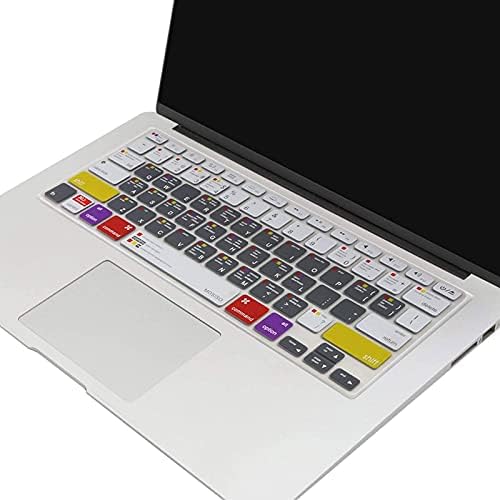 MOSISO Silikon Klavye Kapağı MacBook Air 13 inç A1466 A1369 2010-2017 ile Uyumlu ve MacBook Pro 13/15 ile Uyumlu