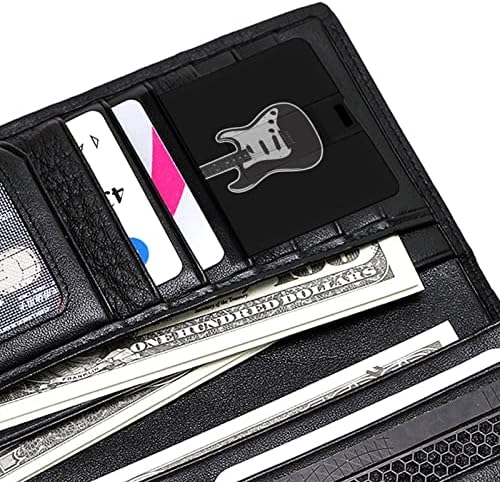 Serin bas gitar USB bellek çubuğu iş Flash sürücüler kart kredi kartı banka kartı şekli