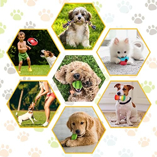 KİPRİTİİ Köpek Chew Oyuncaklar için Köpek-20 Paketi Puppies Diş Çıkarma Chew Oyuncaklar için Sıkıntı, Pet Köpek Diş