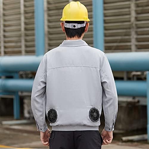 TWDYC Yaz Soğutma fanı Ceket İş Elbiseleri yürüyüş ceketi USB Güç Kaynağı Sıcak Çarpması Koruma İş Giysisi Klima