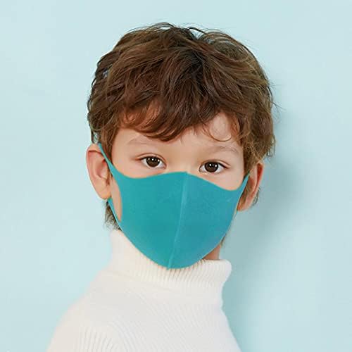 AKIMPE 3 adet Çocuklar Katı Açık Yüz Maskeleri, bisiklet Anti Toz Pus Sünger Ağız Maskesi Balaclavas Nefes Kullanımlık