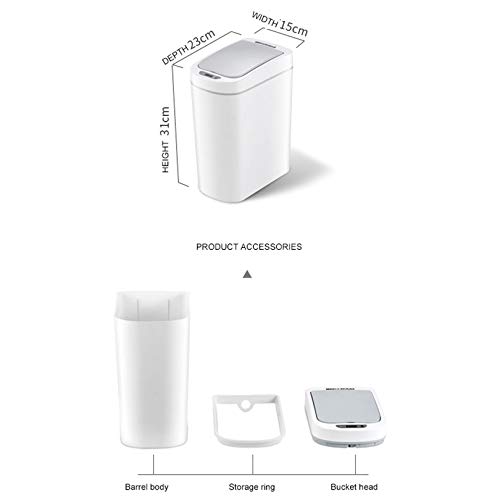 SXDS 7L Ev Akıllı çöp tenekesi Otomatik İndüksiyon Elektrikli çöp kutuları Kick Varil Pil Versiyonu çöp tenekesi