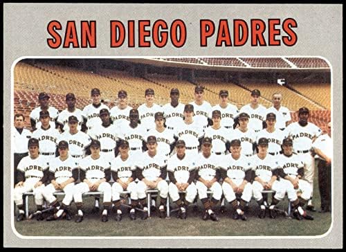 1970 Topps 657 Padres Takımı San Diego Padres (Beyzbol Kartı) NM / MT Padres